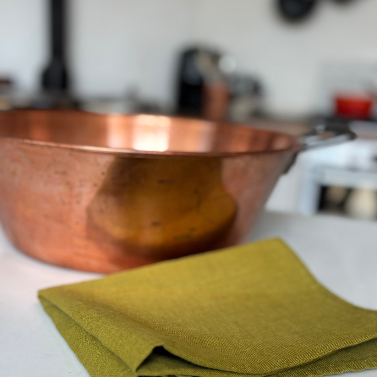 Moss Linen Kitchen Towel