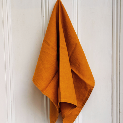 Turmeric Linen Kitchen Towel