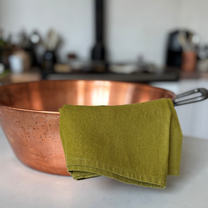 Moss Linen Kitchen Towel
