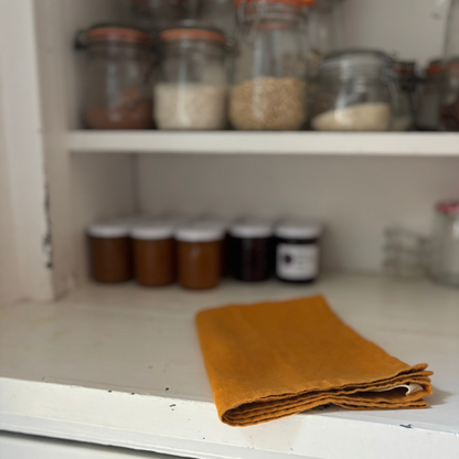 The Turmeric Edit — Linen Kitchen Towels, Set of 2