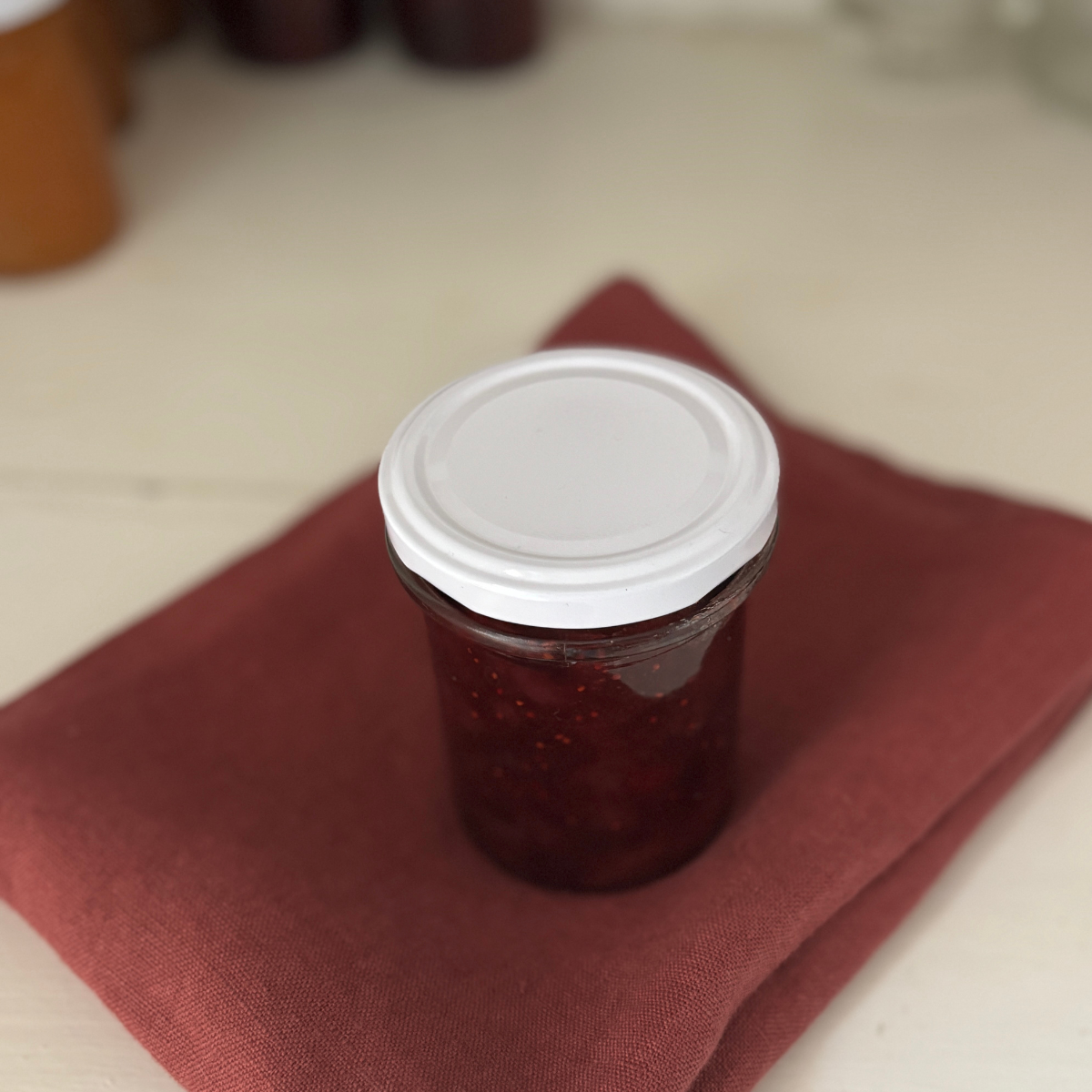 Plum Linen Kitchen Towel