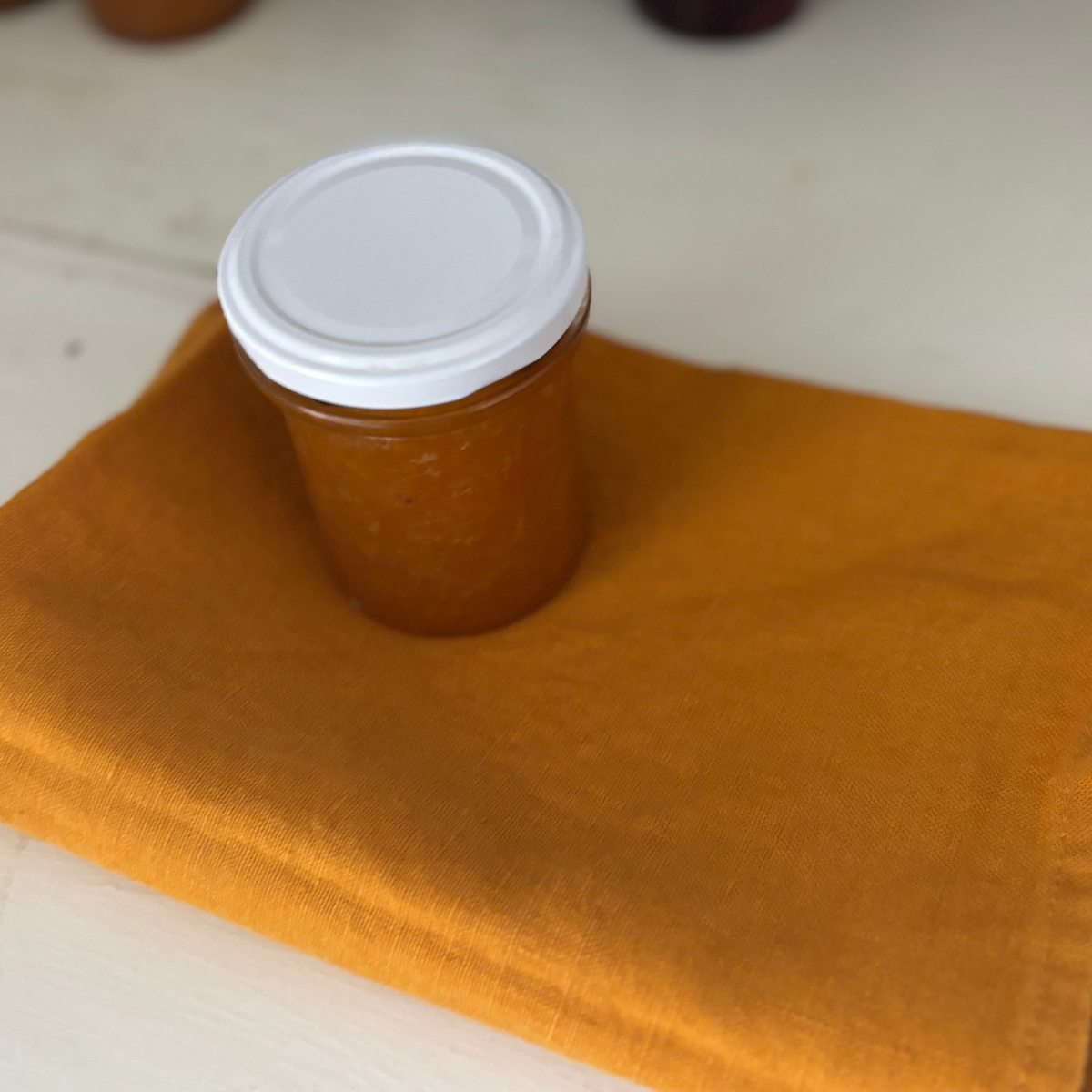 Turmeric Linen Kitchen Towel