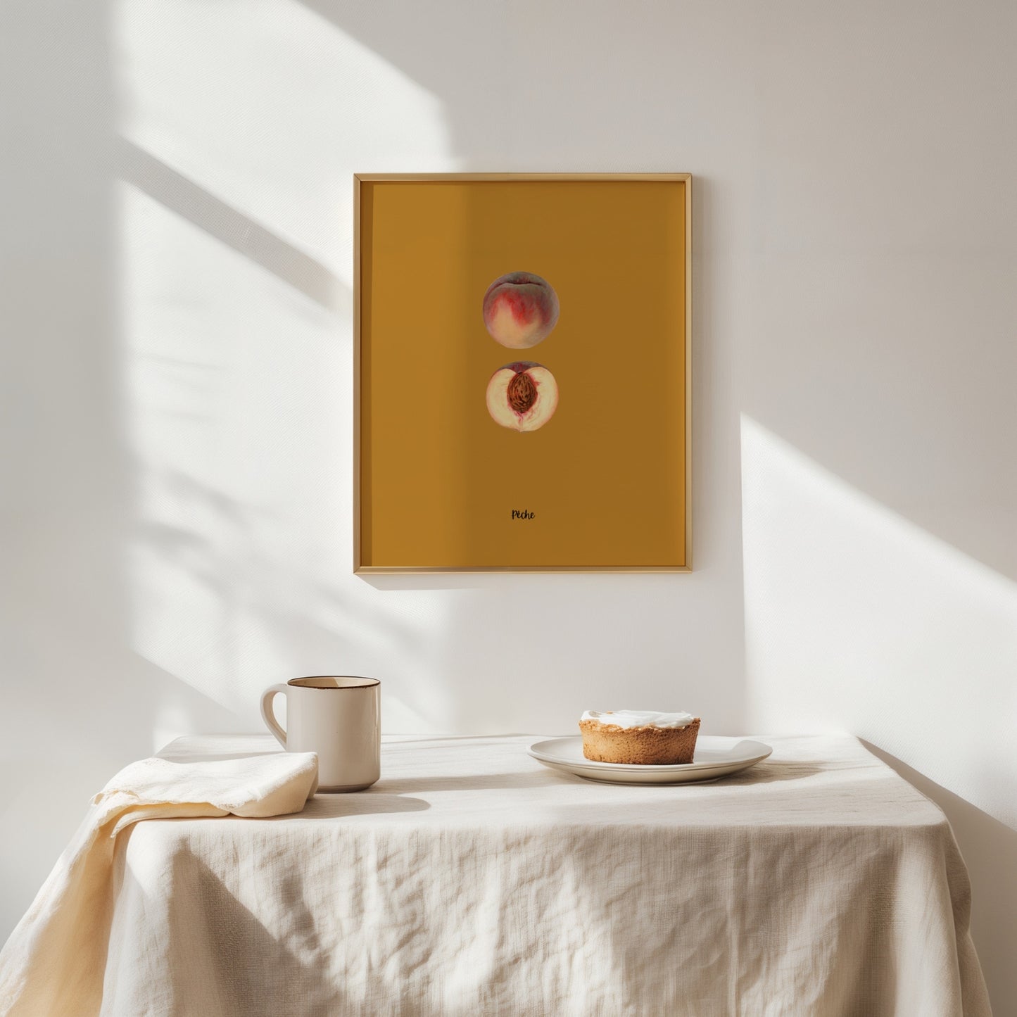 Peach Study | Pomological Art Print