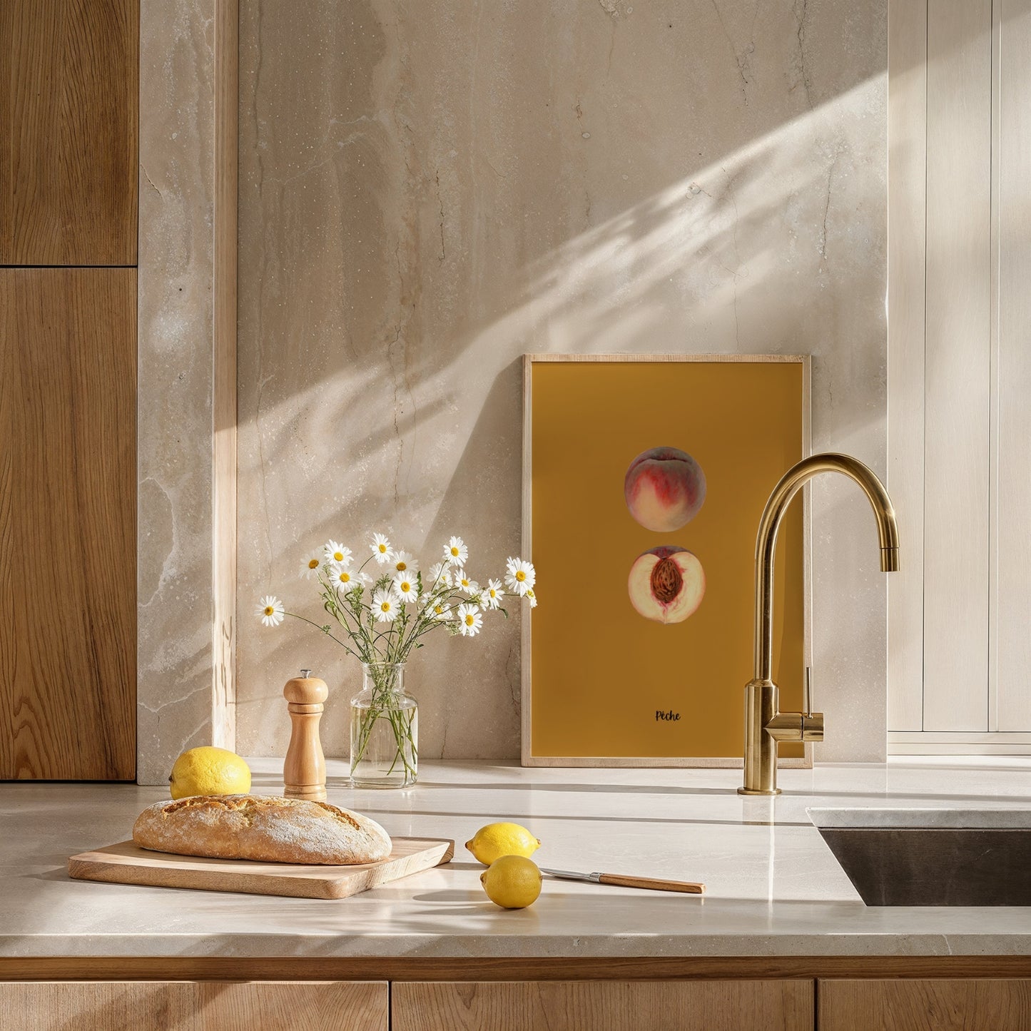 Peach Study | Pomological Art Print