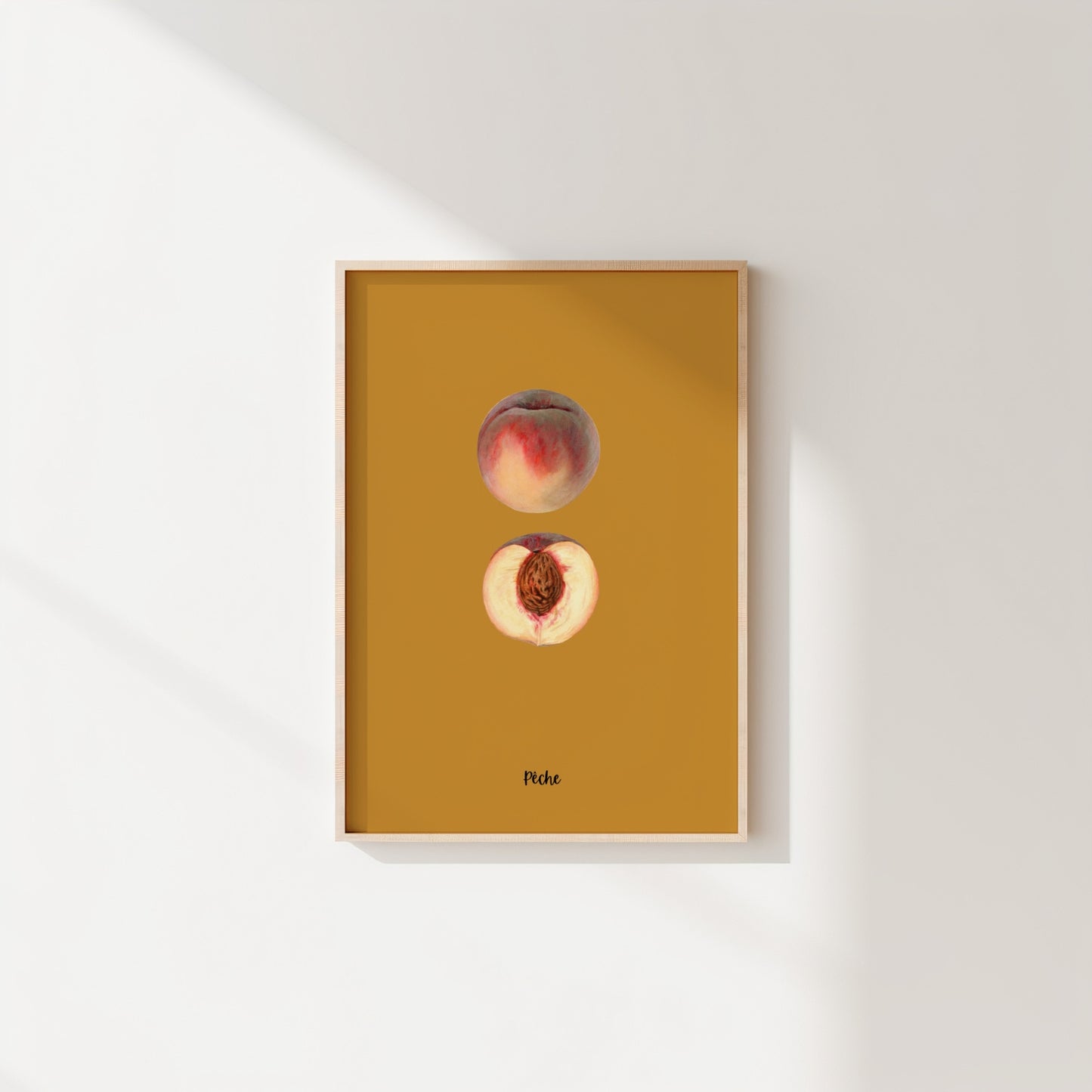 Peach Study | Pomological Art Print