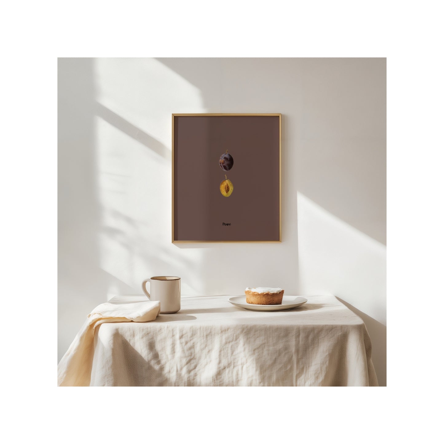 Single Plum | Pomological Art Print